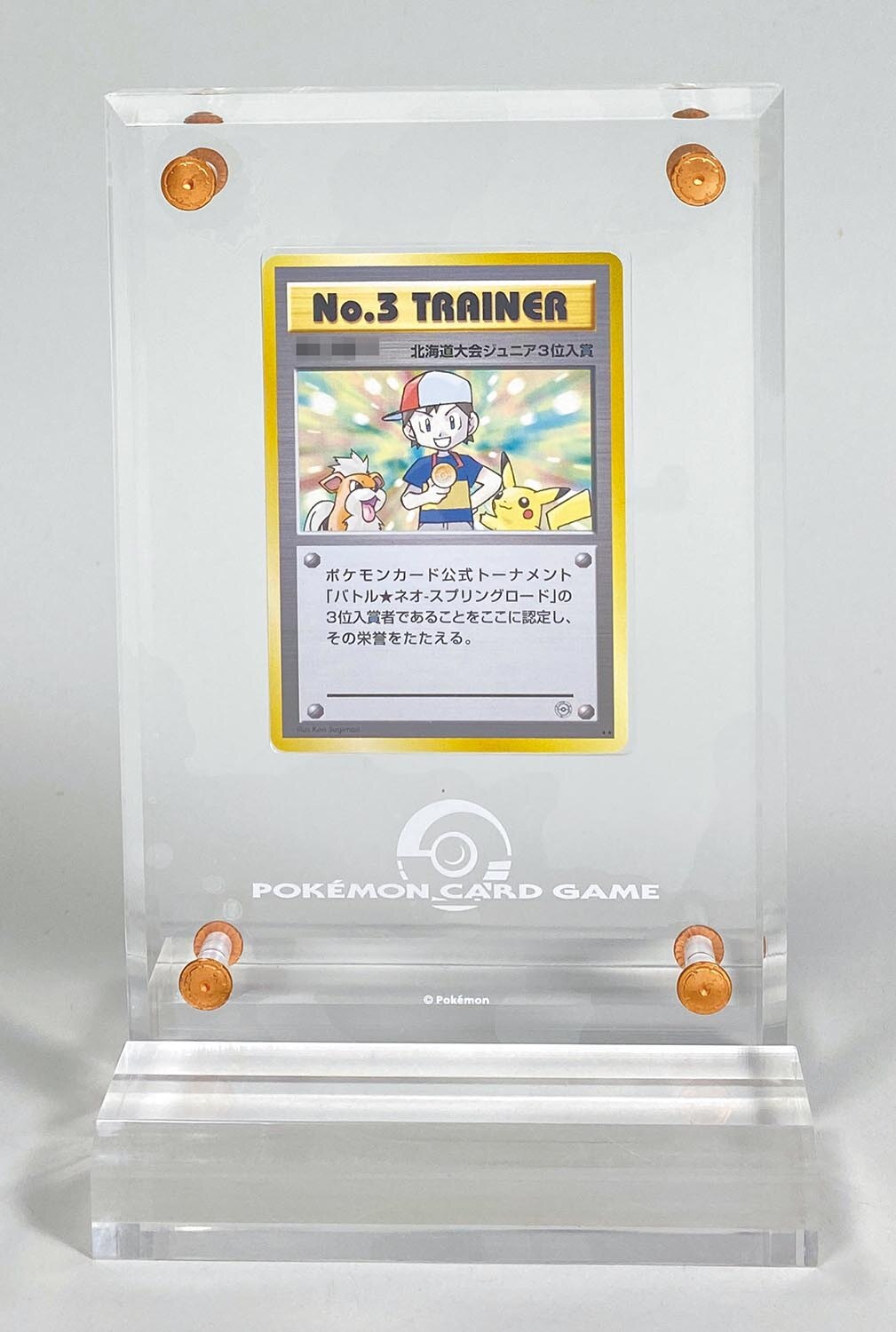6501］ No.3トレーナー （バトル ネオ-スプリングロード 北海道大会）