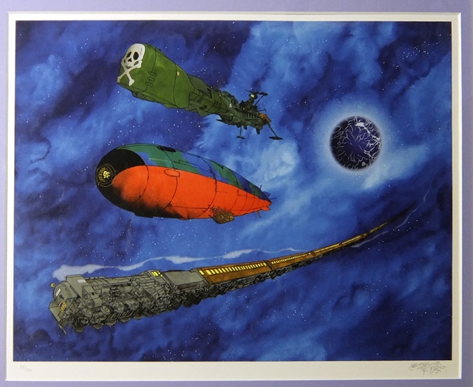 松本零士 シルクスクリーン / 銀河鉄道999～星の海の旅人～