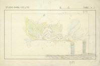 4333] 天空の城ラピュタ ラフ原画 / 直筆:宮崎駿