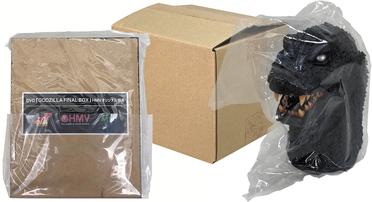 HMV/M1号 GMKゴジラ Kミニチュアヘッド DVDHMVオリジナル予約特典