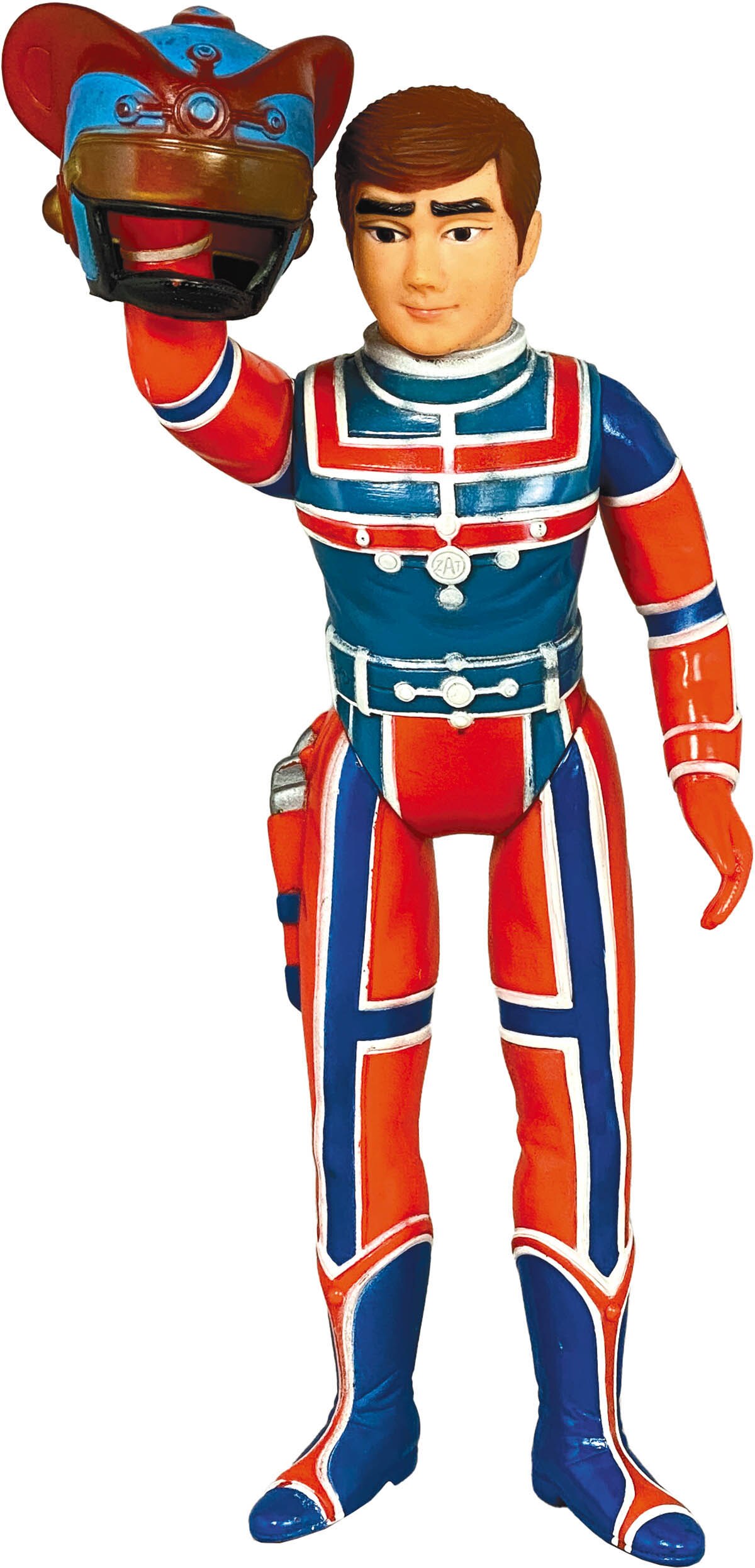 5104] [サンプル版]ブルマァク ZAT隊員ソフビ 男性・女性セット