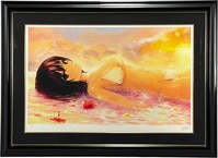 安倍吉俊カラー複製原画 「10年旅行」