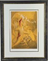 4164] 萩原一至 直筆サイン入りカラー複製イラスト「BASTARD!!」