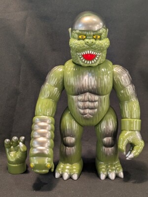 ブルマァク ブルマァクの怪獣シリーズ アンギラス 黄緑VINミニソフビ