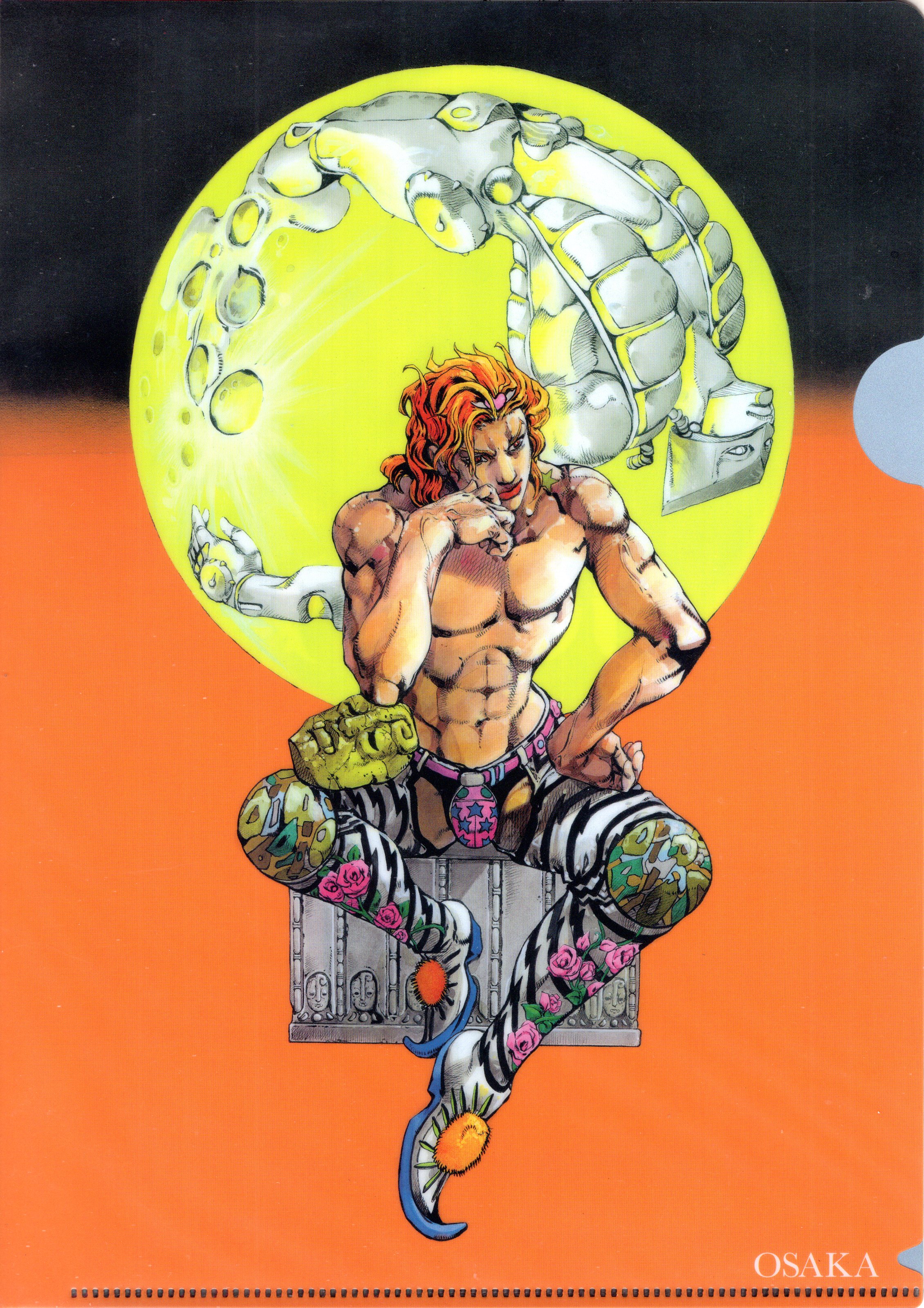 荒木飛呂彦原画展 大阪キービジュアル高級複製原画 ディオ DIO ジョジョ