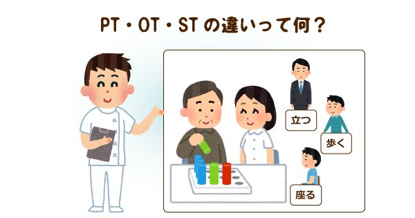 PT・OT・STとは？リハビリを支える3つの医療専門職の違いと役割を解説