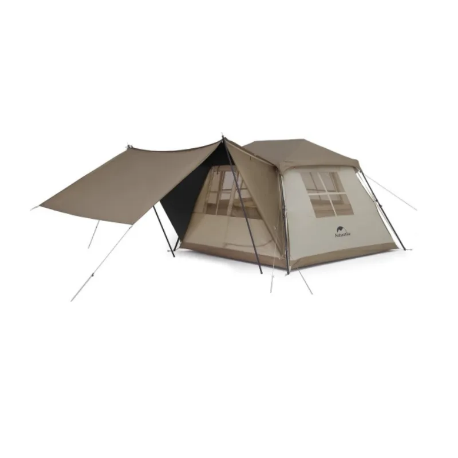 Naturehike Village5.0 第二世代 ワンタッチ テント 2~4人用 Ti Black