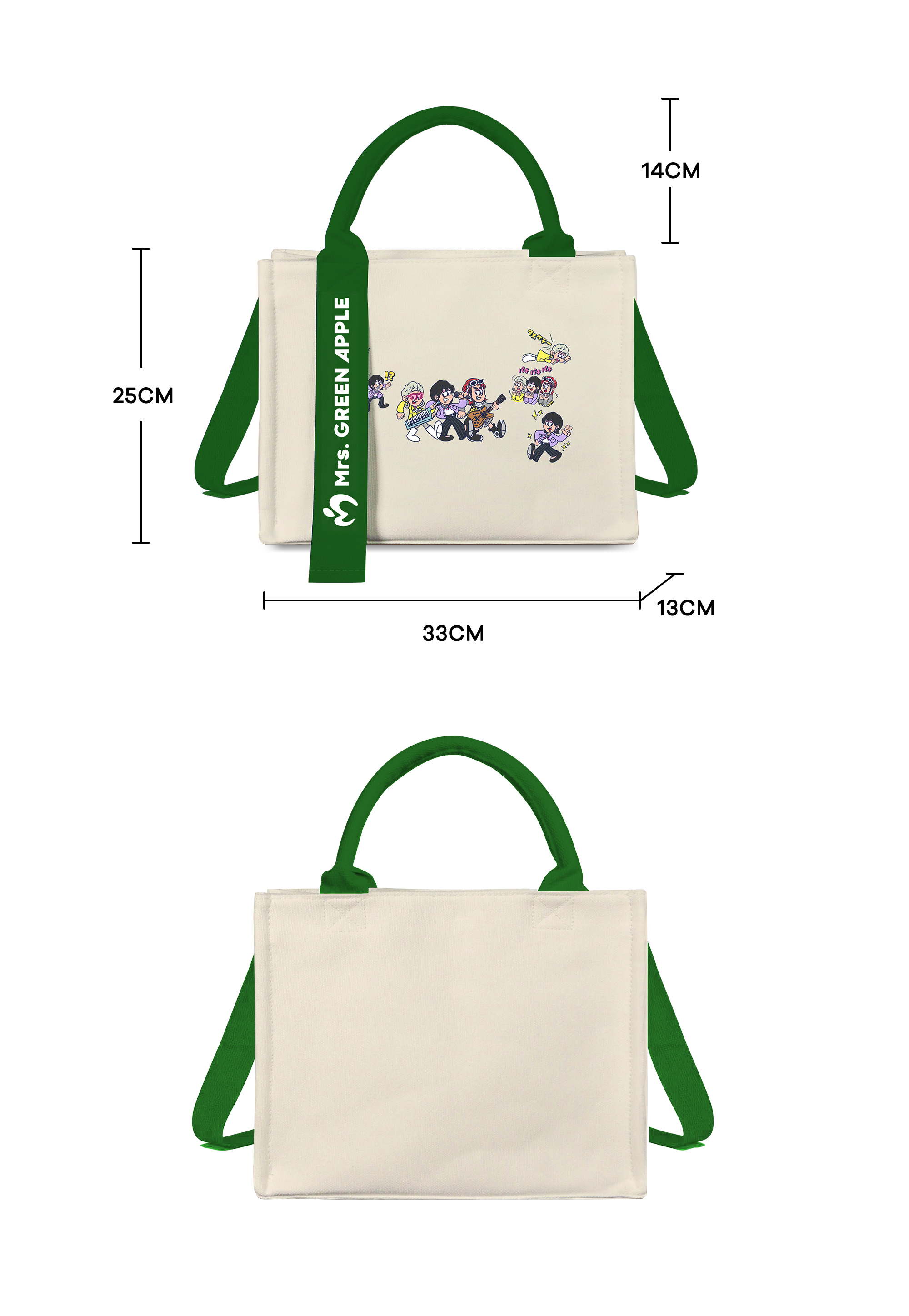 MrsGREENAPPLE グッズ |トートバッグキャンバスバッグ【MrsGREENAPPLE