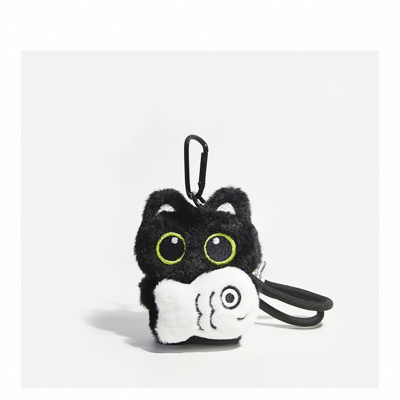 かわいい猫のキーホルダー ソフトキティバッグチャーム 猫好きへの