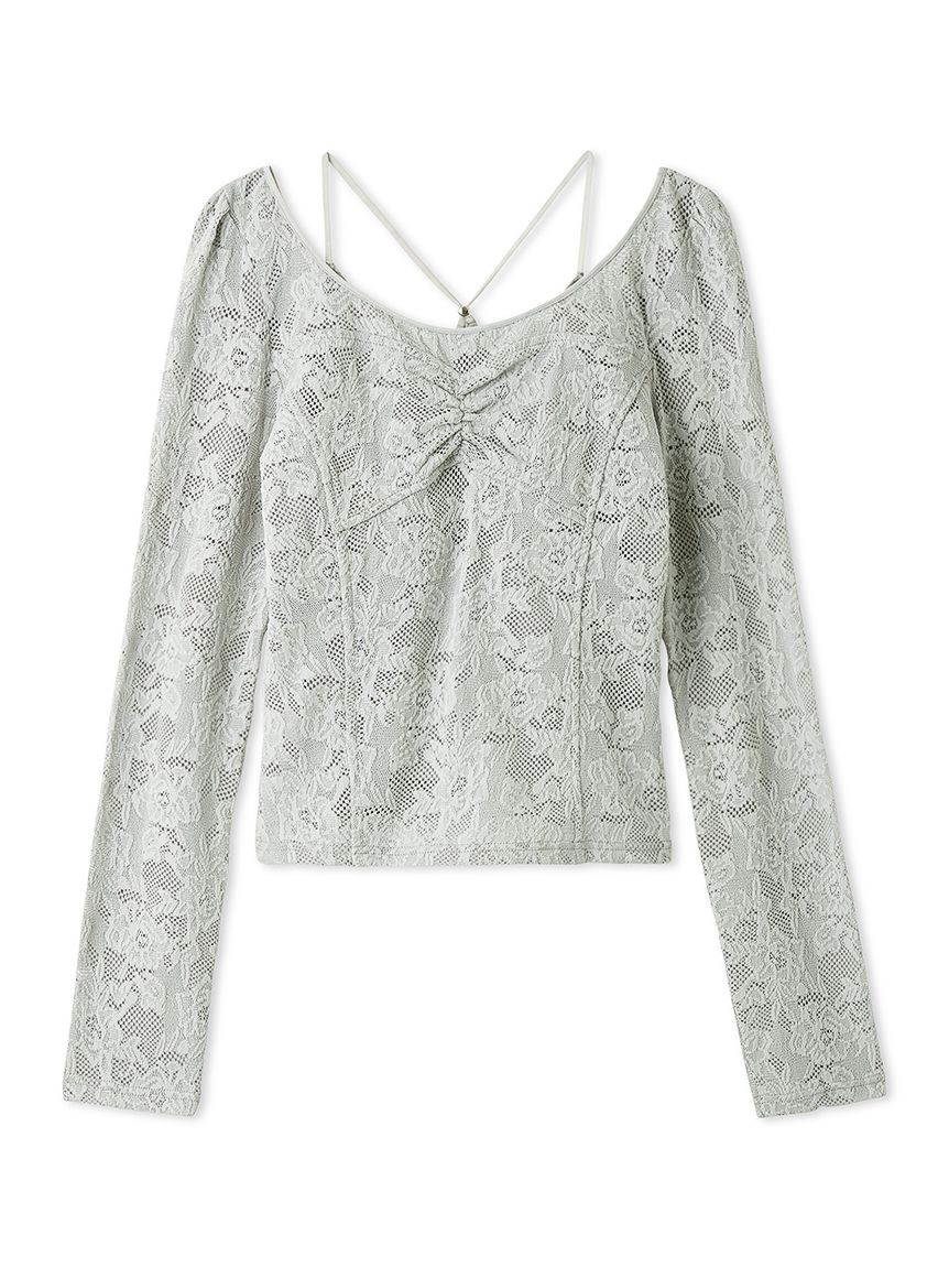 Chacott】レース柄編みプルオーバー(Tシャツ・カットソー)｜トップス