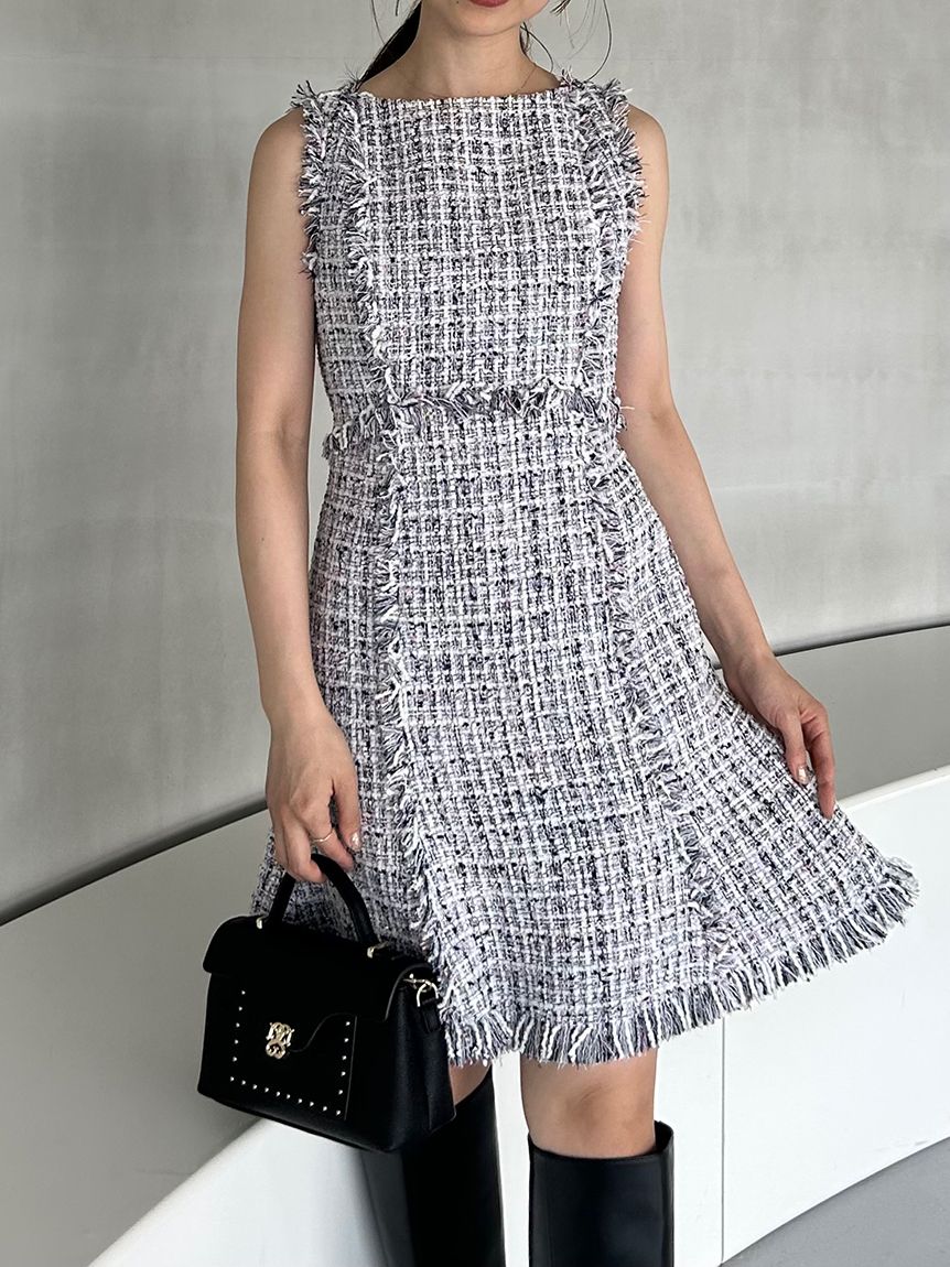 ツイードミニワンピース(ミニワンピース)｜ワンピース｜SNIDEL