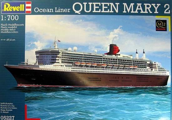 クイーンメリー・クイーンメリー2のプラモデル