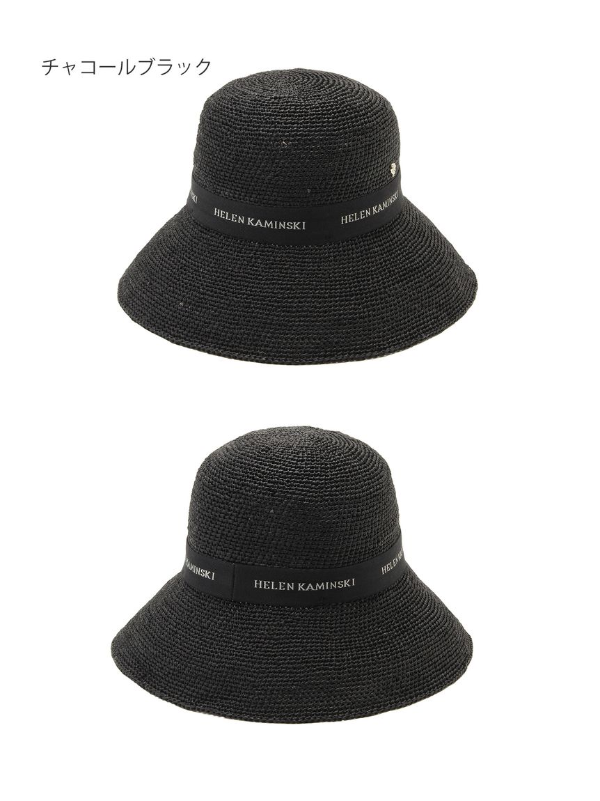 HELEN KAMINSKI ⭐︎パール付き黒ベロアバケットハット Shop the Bella