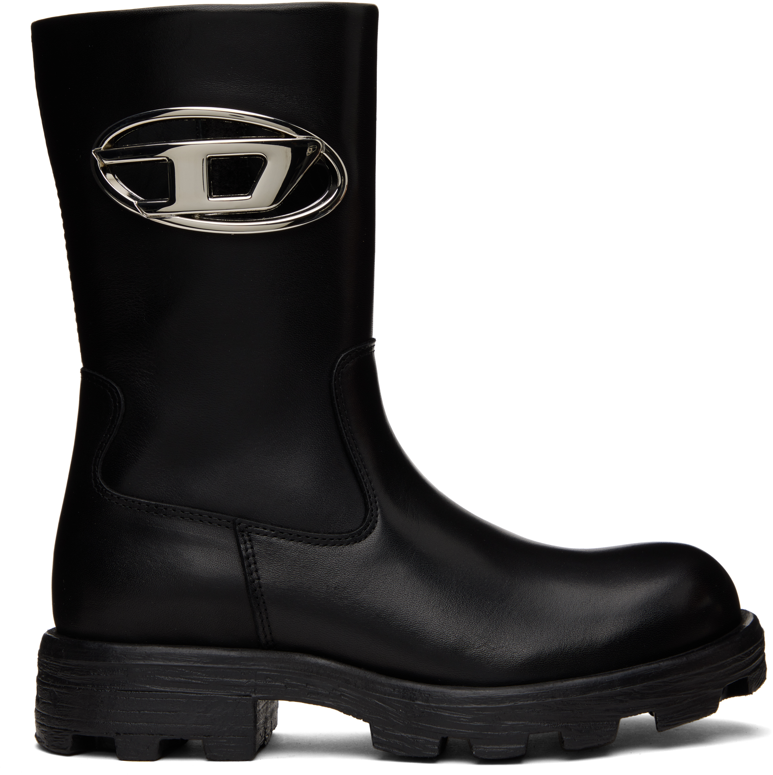 Black D-Hammer Bkr D W Boots by Diesel on Sale