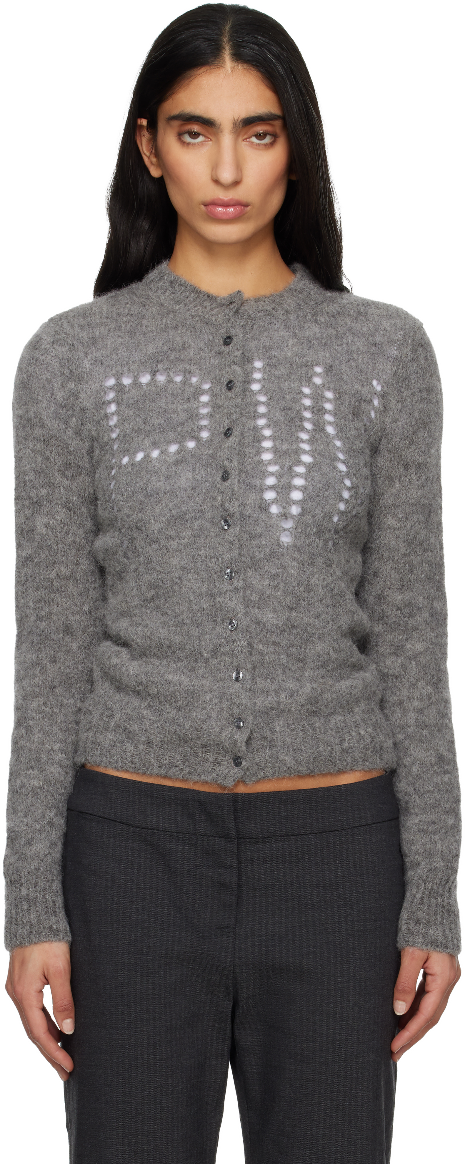 Paloma Wool: Gray Dove Cardigan | SSENSE