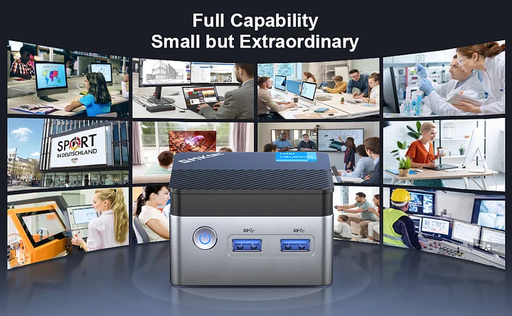 Intel 11th Jasper Lake N5105 Mini PC NucBox5 Windows 11 Pro