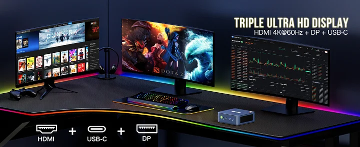 AMD Ryzen 7 5700U Mini PC--NucBox M5 Upgraded version