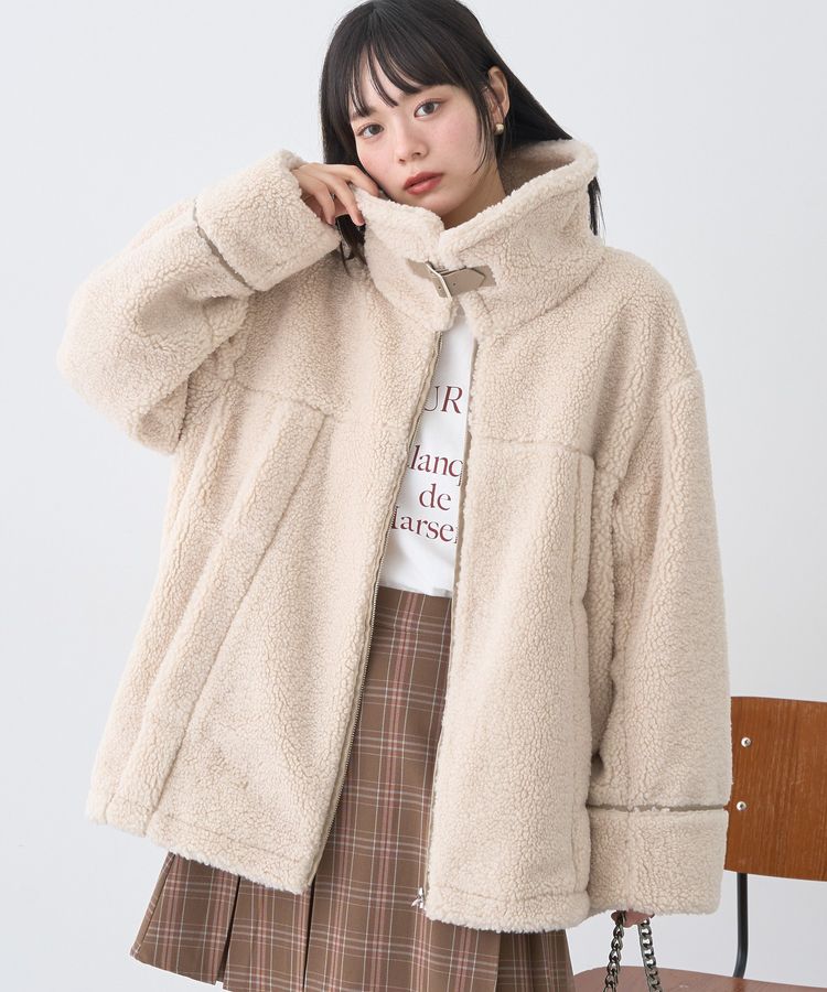 ボアZIPブルゾン/earth music&ecology（アース ミュージック