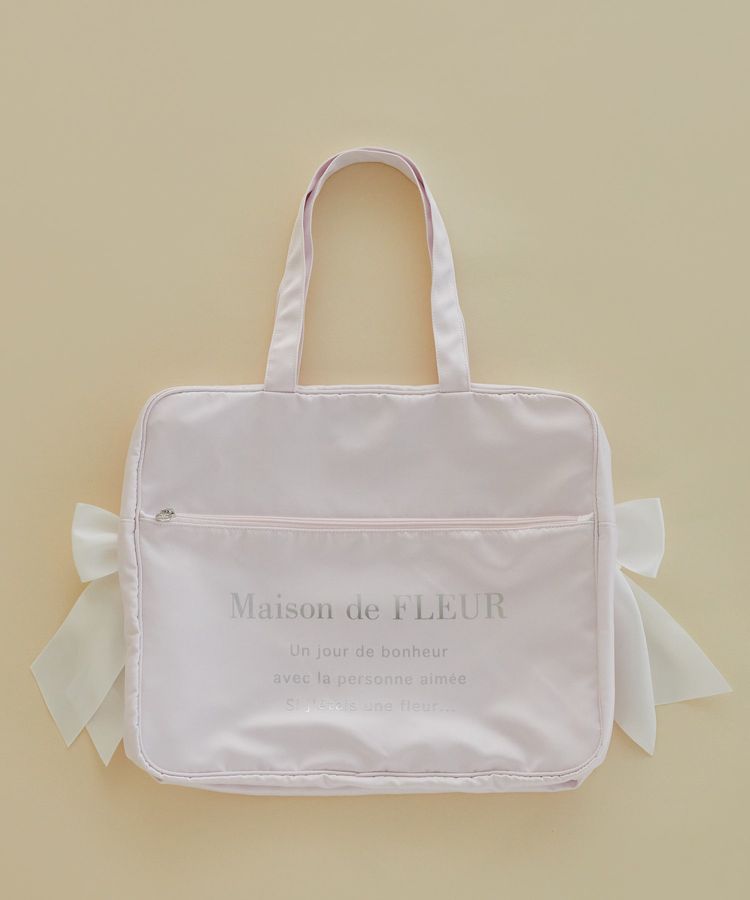 サテンキャリーオンバッグ/Maison de FLEUR（メゾン ド フルール）の