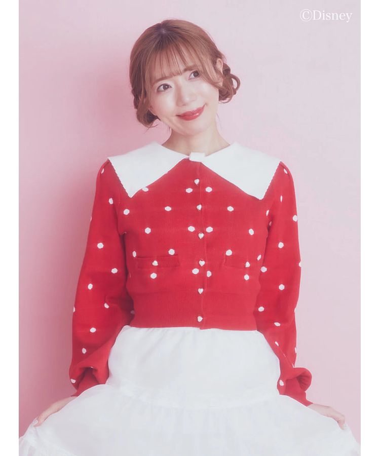 アリーム ミニー/ドットカーディガン ディズニー 【公式通販】