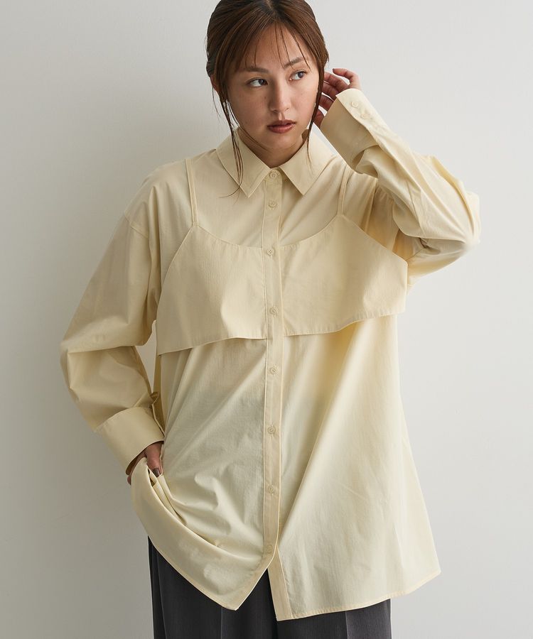 ビスチェレイヤード風シャツ/CRAFT STANDARD BOUTIQUE（クラフト
