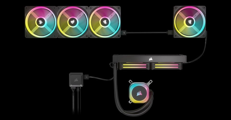 Buy Corsair iCUE Link QX140 RGB 140mm Dual Fan Starter Kit [CO
