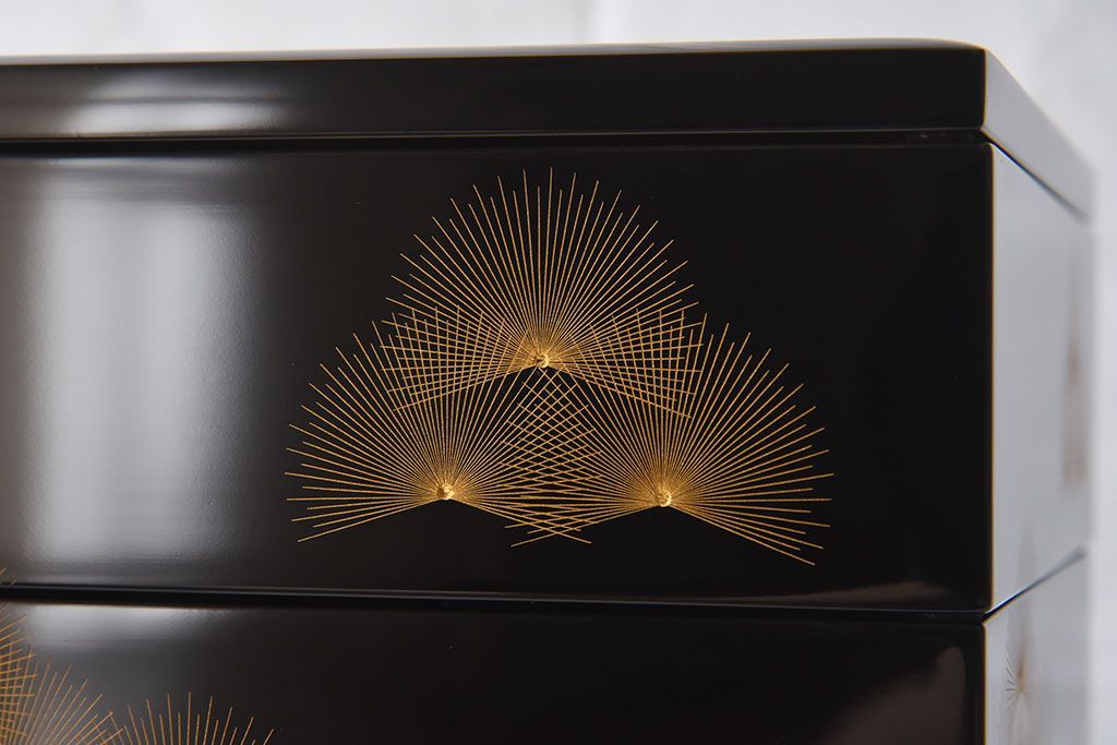 公式】アンティーク家具ラフジュ工房商品詳細ページ輪島塗 寿松沈金