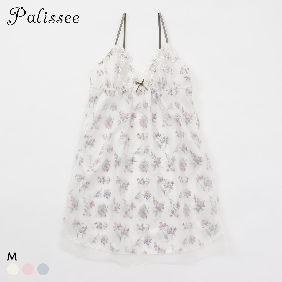 パリーゼ アモーレ スリップ キャミソール ランジェリー 花柄プリント