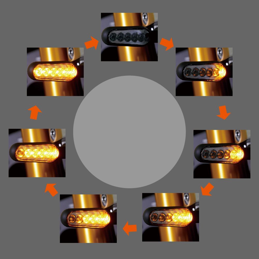 Webike | DAYTONA デイトナ シーケンシャルウインカー D-Light STELLAR