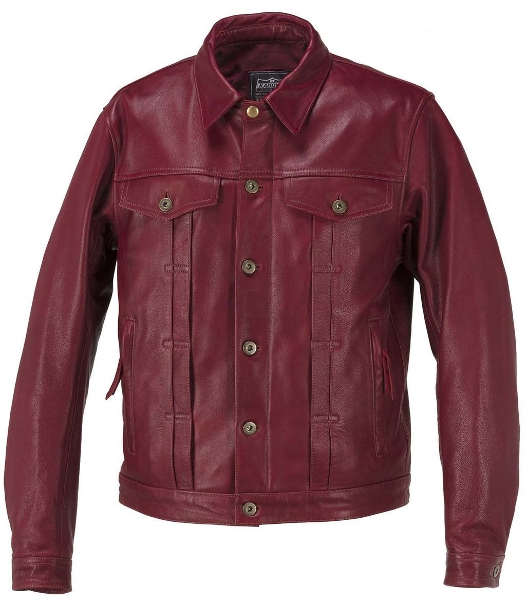 Webike | KADOYA カドヤ DT-LEATHER JAC(DENIM TRUCKER) [K'S LEATHER