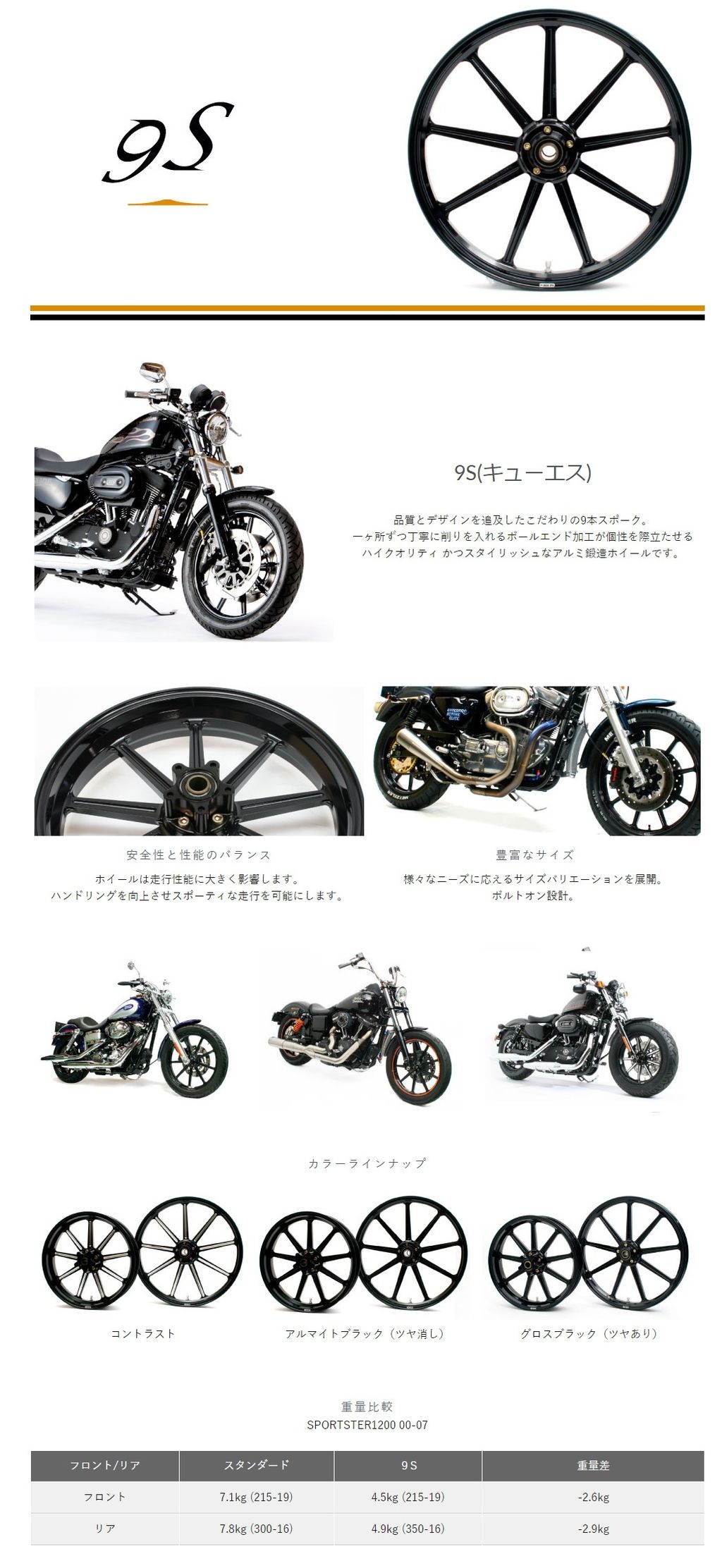 Webike | GLIDE グライド 【9S リア】アルミニウム鍛造ホイール DYNA