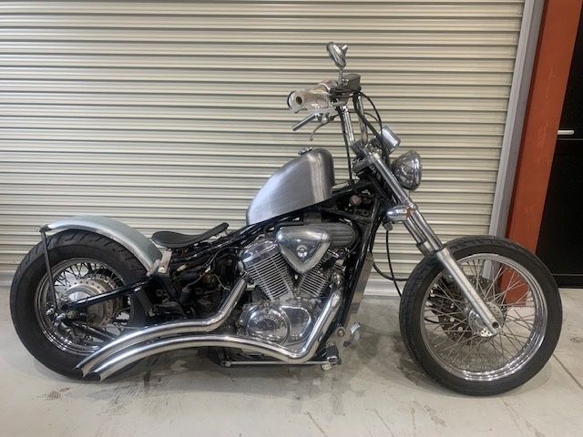 Webike | 部品屋K&W ステンレス製ベントマフラー スティード400(CN-2