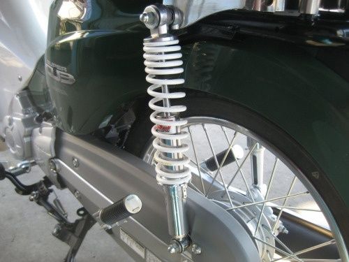 Webike | 東京堂 トウキョウドウ リアショック ホワイトメッキ