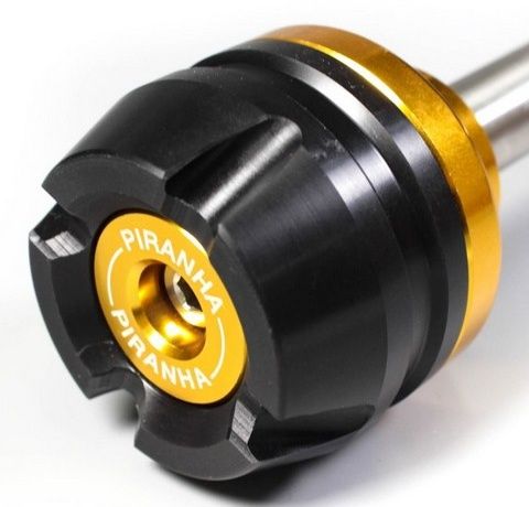 Webike | PIRANHA ピラニア Front Axle Slider for MT-15/R-15 New