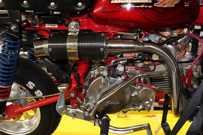 Webike | MINIMOTO ミニモト モンキーZ50J・REVアップマフラーカーボン