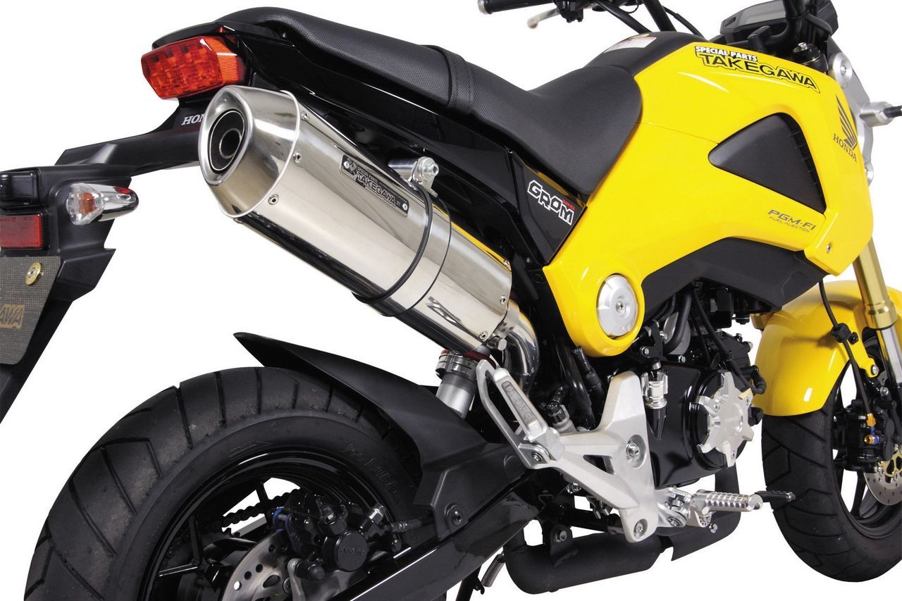 Webike | SP武川 SPタケガワ コーンオーバルマフラー(政府認証) GROM