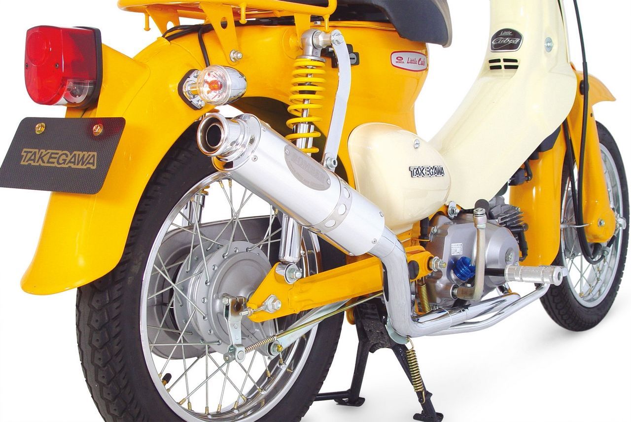 Webike | SP武川 SPタケガワ ボンバーマフラー スーパーカブ50(04-02