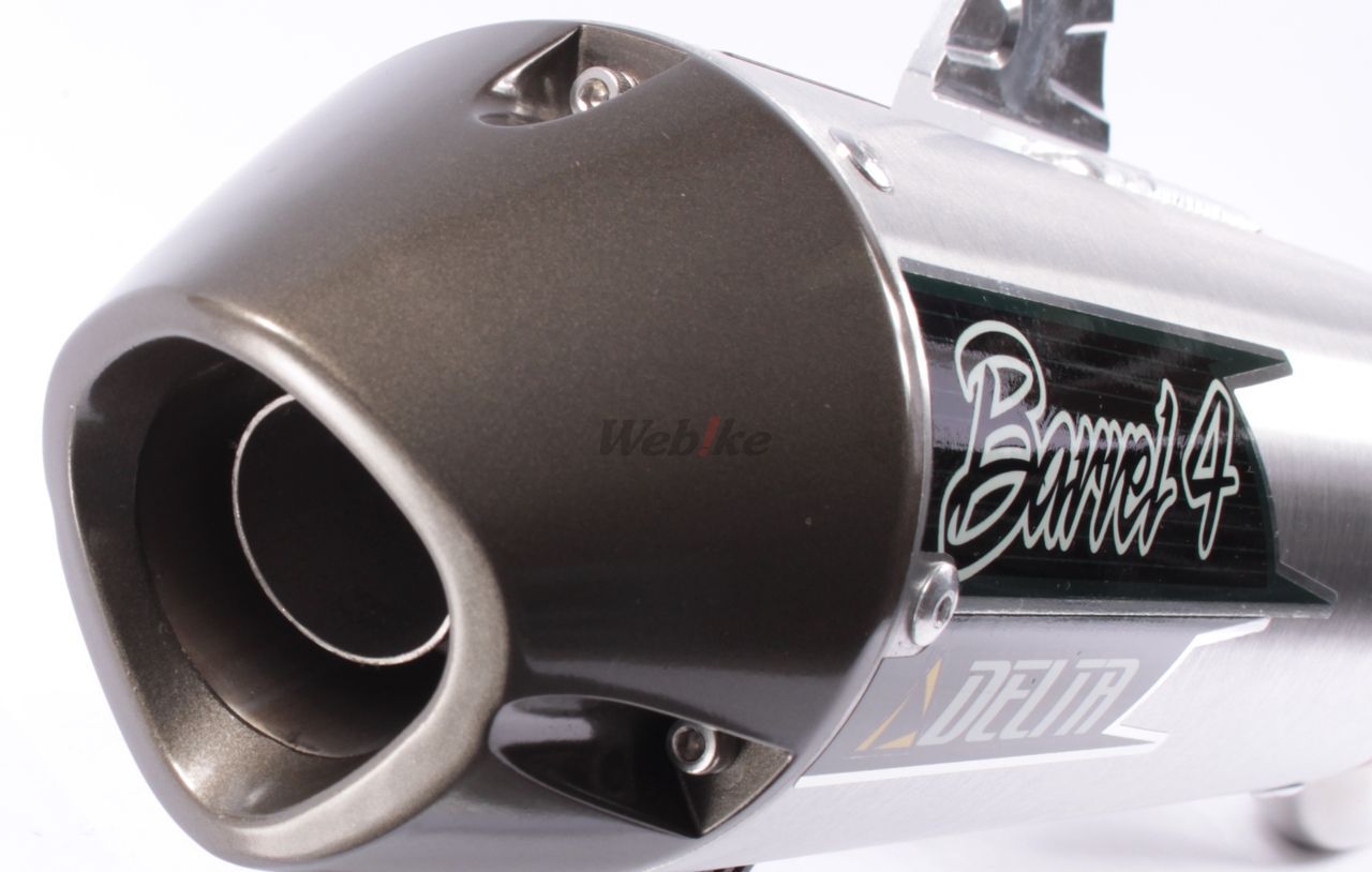 Webike | DELTA デルタ バレル4-S(JMCA)サイレンサー KLX125(F3821