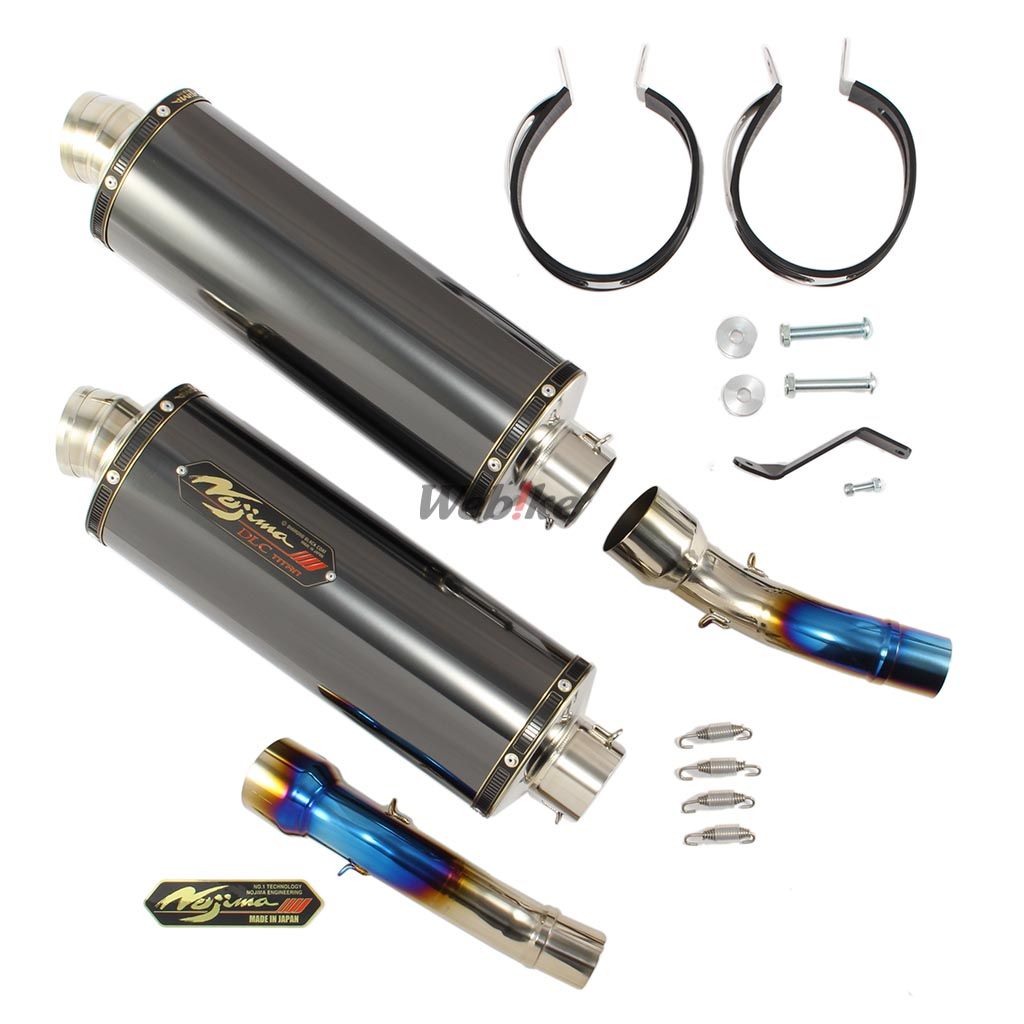 Webike | NOJIMA ノジマ DLC-TITAN スリップオンマフラー ツイン