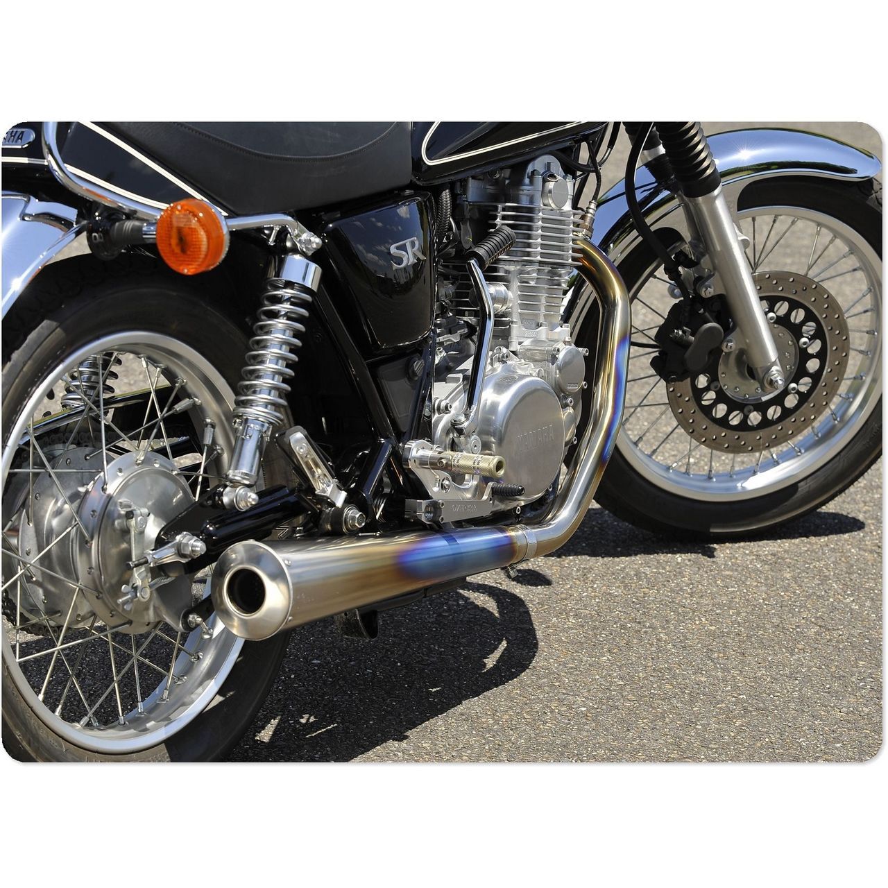 Webike | OVER オーヴァー オーバー チタンメガホン MANXタイプ SR400