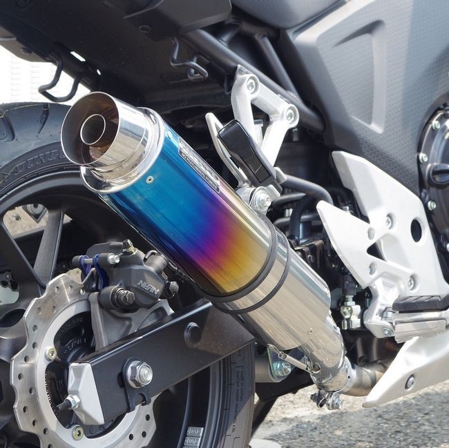 Webike | WR'S ダブルアールズ リアエキゾースト スリップオンマフラー