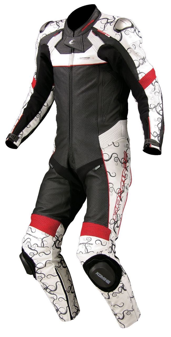 Webike | KOMINE コミネ S-45 チタニウムレザースーツ(SK-647装着可能