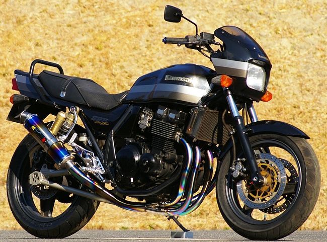 Webike | MotoGear モトギア ZRX400特別仕様手曲げ フルエキゾースト