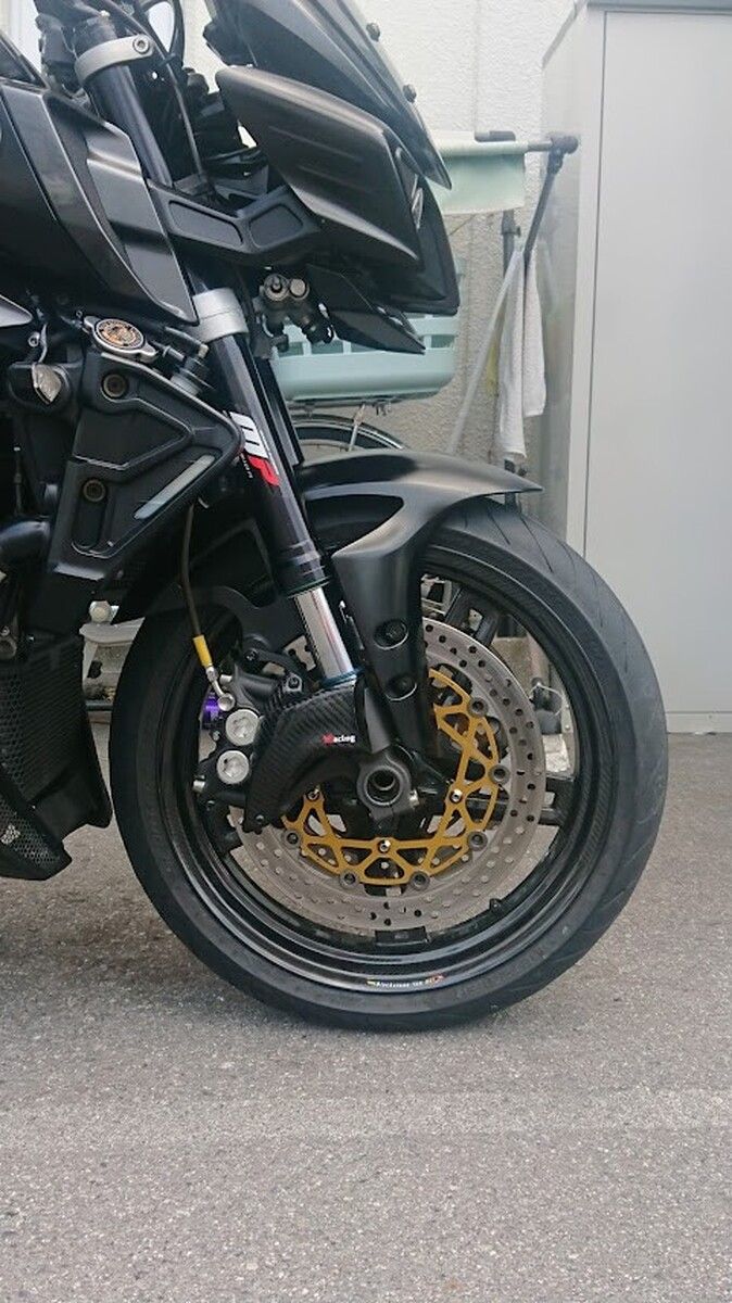 YAMAHA MT-10「MT-10 フロント120/70から120/60へ変更してみた