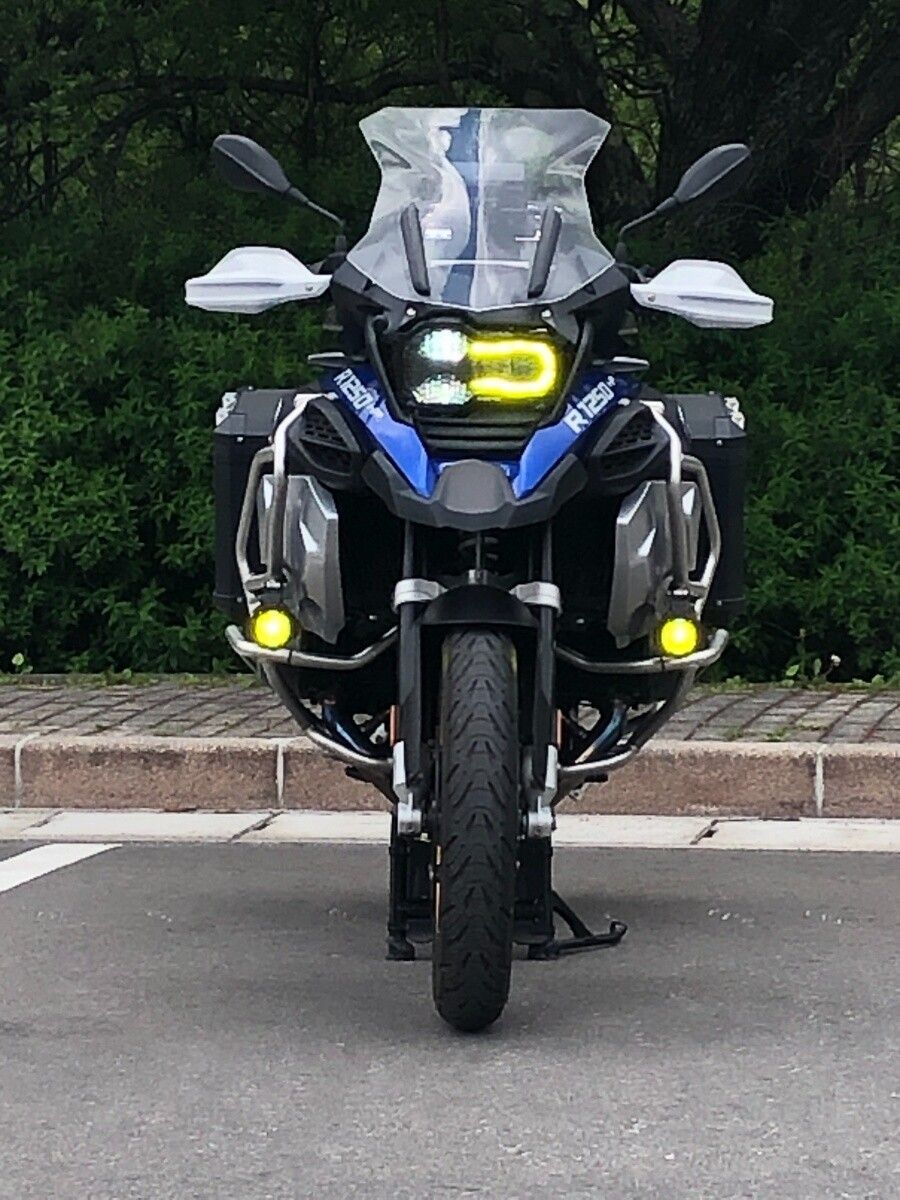 BMW R1250GS Adventure「ヘッドライトガード変更とフォグランプガード