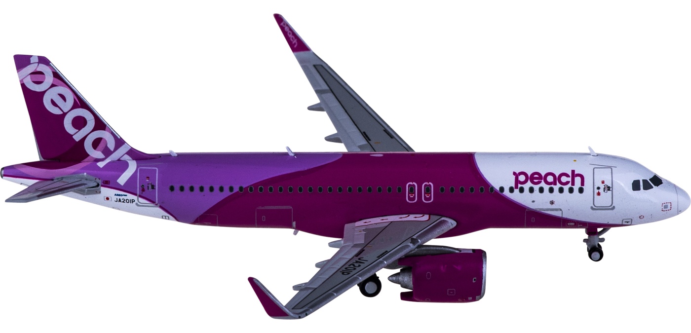 航空機・ヘリコプター JC Wings Peach Airbus A320 neo 1/200 航空機