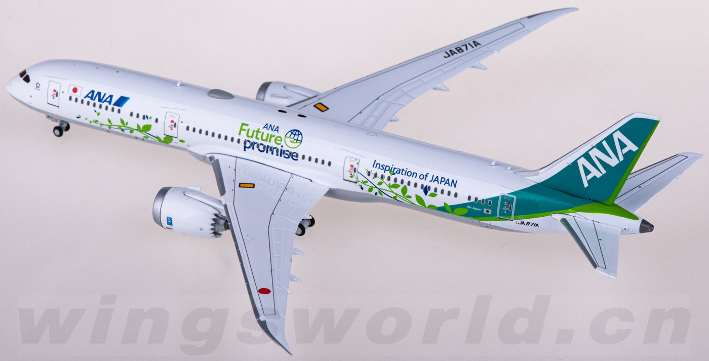SA4014 ANA 全日空Boeing 787-9 Dreamliner JA871A JC Wings 1:400