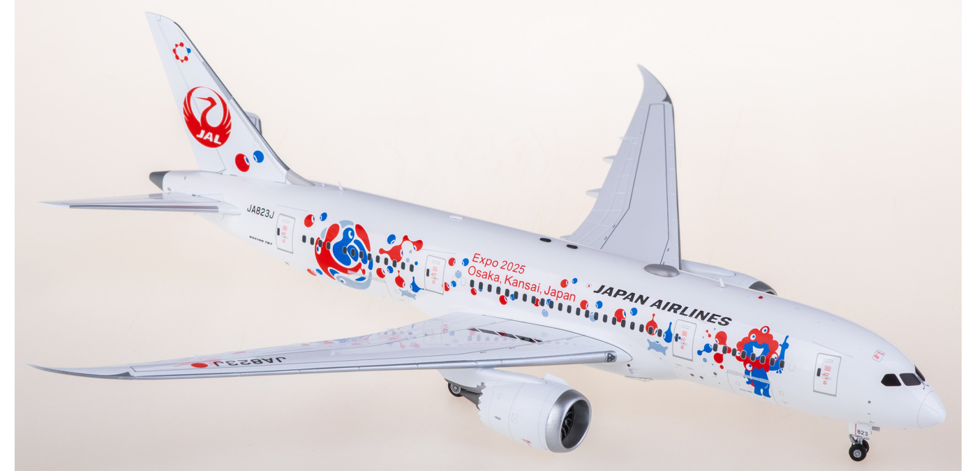L2098 Japan Airlines 日本航空Boeing 787-8 JA823J SQ Wings 1:200