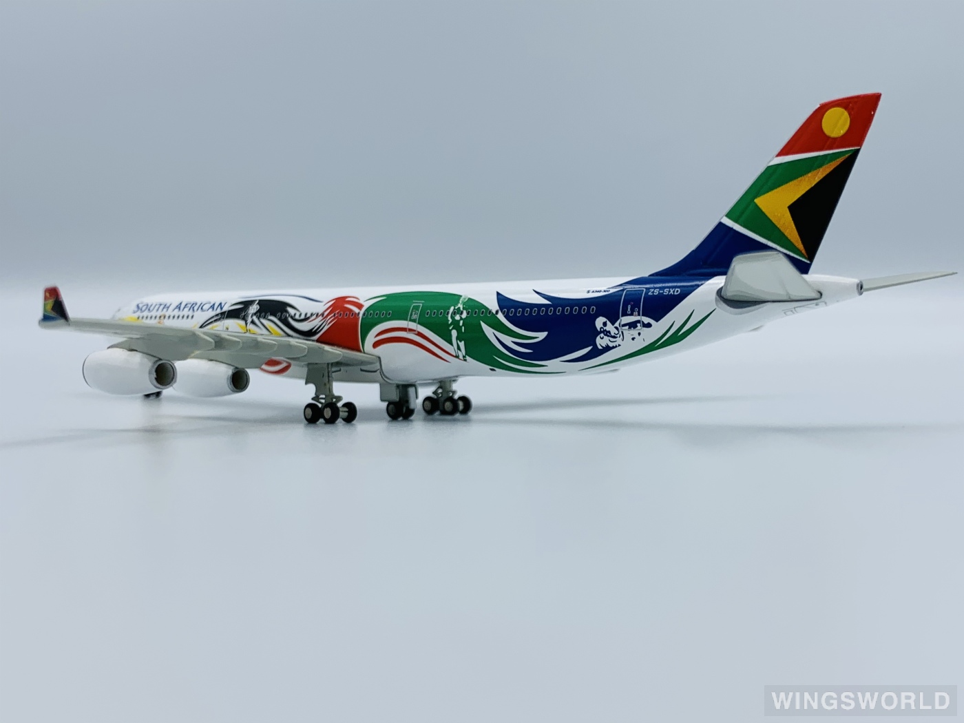 JC Wings 1:400 Airbus A340-300 South African Airways 南非航空