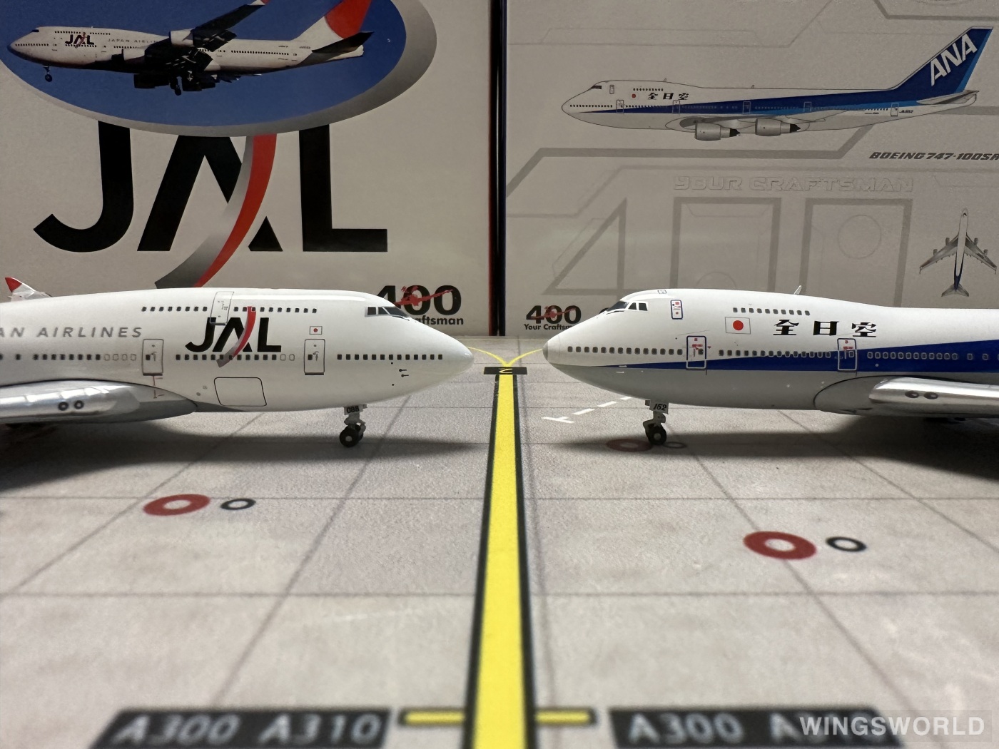 Big Bird 1:400 Boeing 747-100 ANA 全日空BB4-741-003 JA8152 的照片